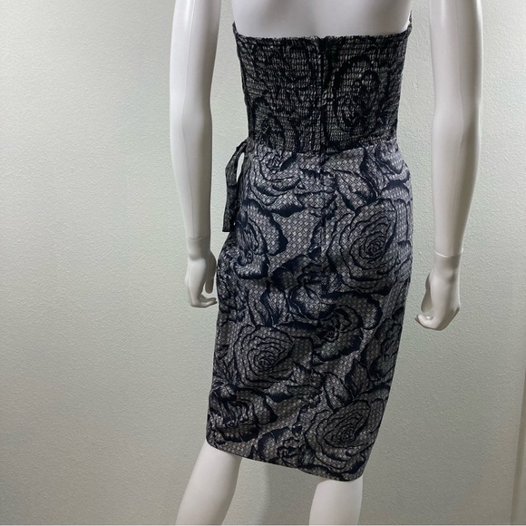 All That Jazz 1990’s Floral Strapless Dress- Size 8 - Picture 3 of 14